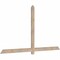 Ekena Millwork Eugene Smooth Timber Gable Bracket, Douglas Fir, 84"W x 45"H x 1 1/2"D x 3 1/2"F, 13/12 Pitch GBW084X45X0204EUG00SDF - alternate 5